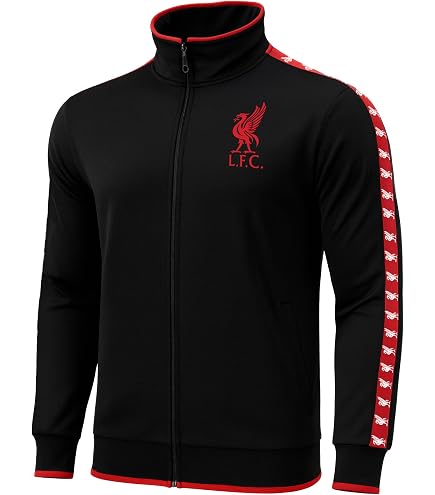 Liverpool FC Official Soccer Gift Mens Shower Jacket Windbreaker